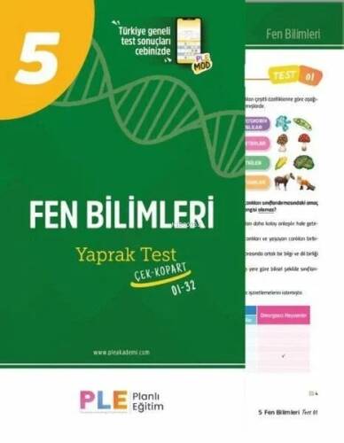 PLE - 5.Sınıf - Fen Bilimleri - Yaprak Test (1-32) - 1