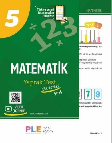 PLE - 5.Sınıf - Matematik - Yaprak Test (1-48) - 1