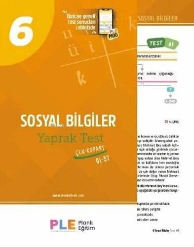 PLE - 6.Sınıf - Sosyal Bilgiler - Yaprak Test (1-32) - 1