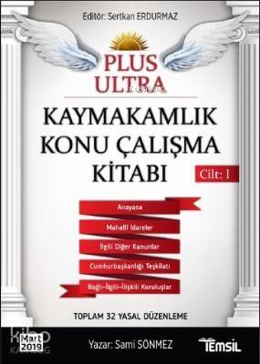 Plus Ultra Kaymakamlık Konu Çalışma Kitabı - Cilt 1 - 1