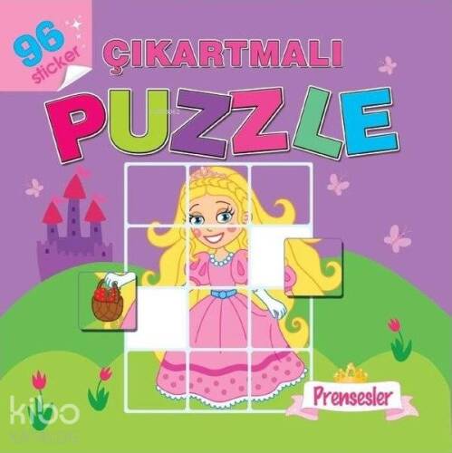 Prensesler - Çıkartmalı Puzzle 96 Sticker - 1