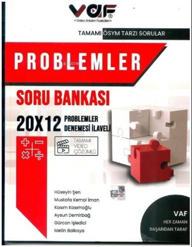 Problemler Soru Bankası Vaf - 1