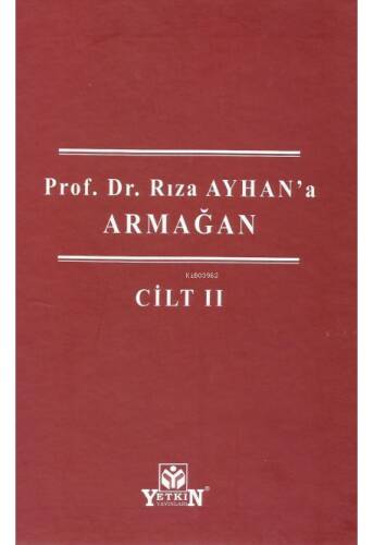 Prof. Dr. Rıza Ayhana Armağan - 1