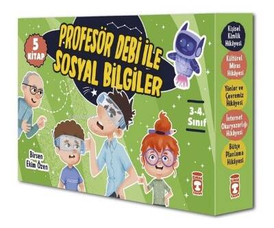 Profesör Debi ile Sosyal Bilgiler Seti - 5 Kitap Takım - 1