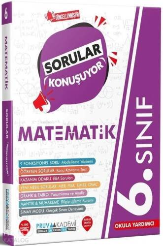 Pruva 6.Sınıf Matematik Sorular Konuşuyor 2021 - 1