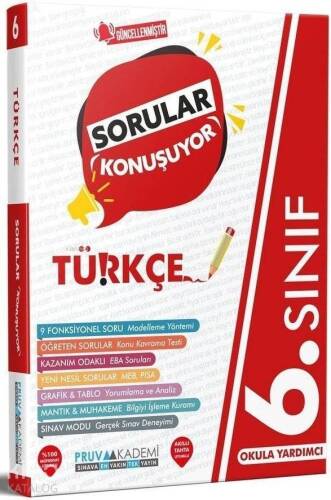 Pruva 6.Sınıf Türkçe Sorular Konuşuyor 2021 - 1