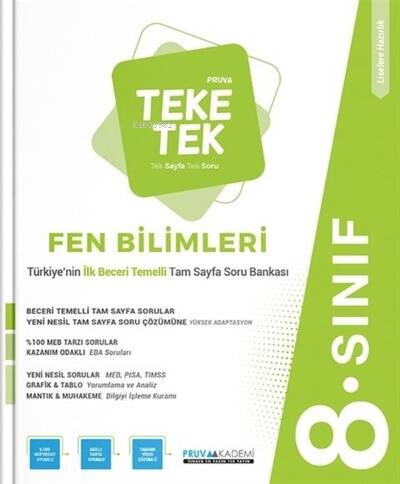 Pruva 8. Sınıf Teke Tek Fen Bilimleri - 1