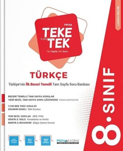 Pruva 8. Sınıf Teke Tek Türkçe - 1