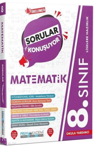 Pruva 8.Sınıf LGS Matematik Sorular Konuşuyor 2021 - 1