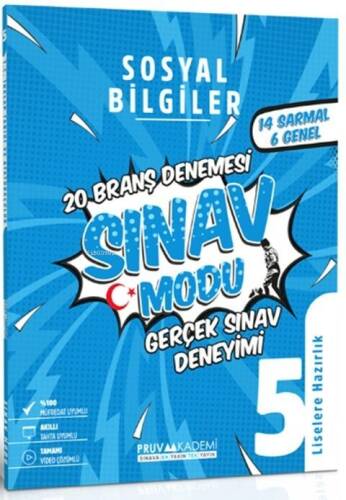 Pruva Akademi 5. Sınıf Sosyal Bilgiler Sınav Modu 20 Branş Denemesi - 1