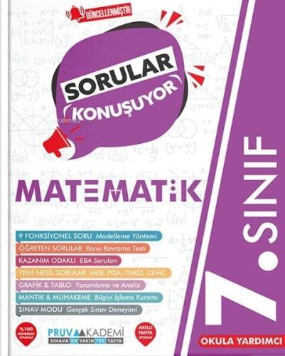 Pruva Akademi 7. Sınıf Matematik Sorular Konuşuyor Soru Bankası - 1