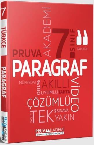 Pruva Akademi 7. Sınıf Paragraf Soru Bankası - 1