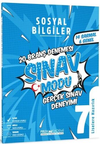 Pruva Akademi 7. Sınıf Sosyal Bilgiler Sınav Modu 20 Deneme - 1