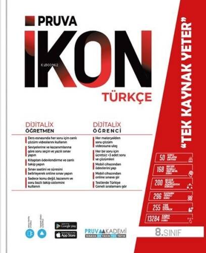 Pruva Akademi 8. Sınıf Türkçe İkon Konu Anlatımlı - 1