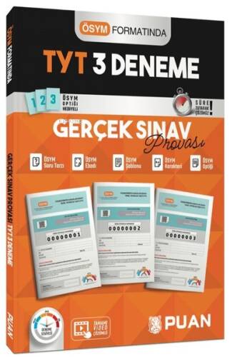 Puan - Tyt 3 Deneme - 1