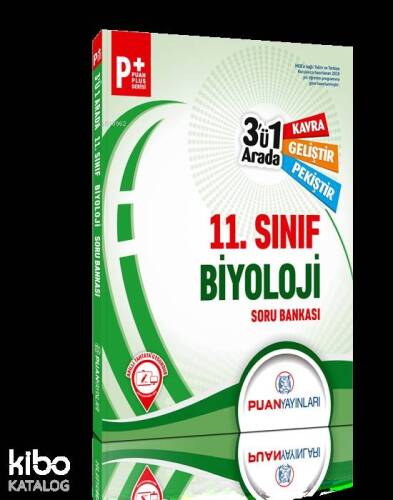 Puan Yayınları 11. Sınıf Biyoloji 3 ü 1 Arada Soru Bankası Puan - 1