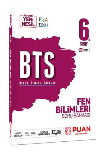 Puan Yayınları 6. Sınıf Fen Bilimleri BTS Beceri Temelli Soru Bankası - 1