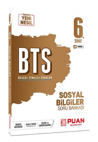 Puan Yayınları 6. Sınıf Sosyal Bilgiler BTS Beceri Temelli Soru Bankası - 1