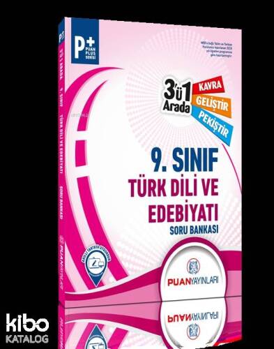 Puan Yayınları 9. Sınıf Türk Dili ve Edebiyatı 3 ü 1 Arada Soru Bankası Puan - 1