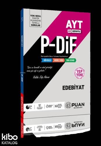 Puan Yayınları AYT Edebiyat P-DİF Konu Anlatım Fasikülleri Puan - 1