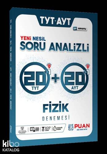 Puan Yayınları TYT AYT Fizik 42 Deneme Puan - 1