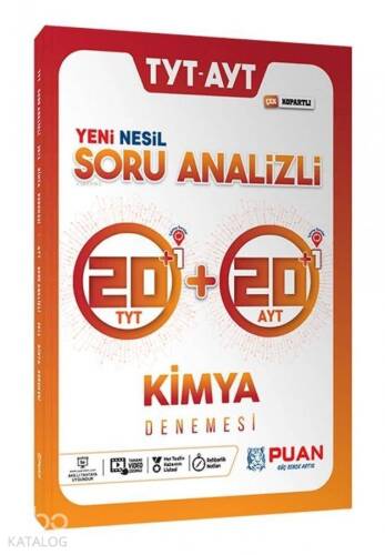 Puan Yayınları TYT AYT Kimya Soru Analizli 42 Deneme Puan - 1