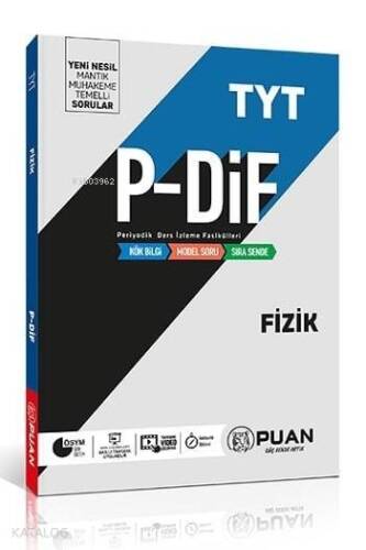 Puan Yayınları TYT Fizik P-DİF Konu Anlatım Fasikülleri Puan - 1