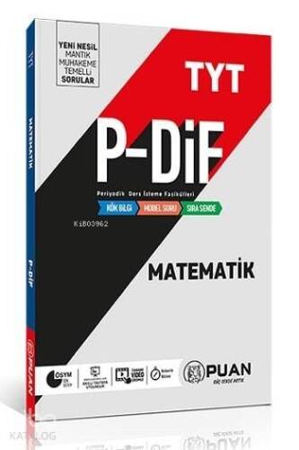 Puan Yayınları TYT Matematik P-DİF Konu Anlatım Fasikülleri Puan - 1