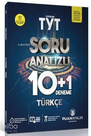 Puan Yayınları TYT Türkçe Soru Analizli 10+1 Deneme Puan - 1