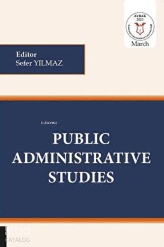 Public Administrative Studies (Aybak 2020 Mart) - 1