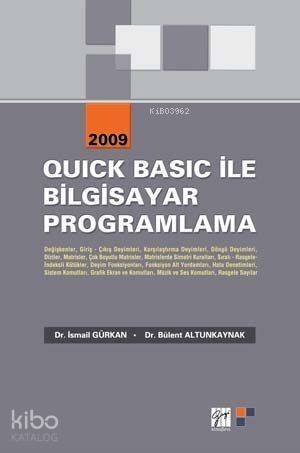 Quick Basic İle Bilgisayar Programlama - 1