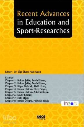 Recent Advances In Education And Sport Researches - 1