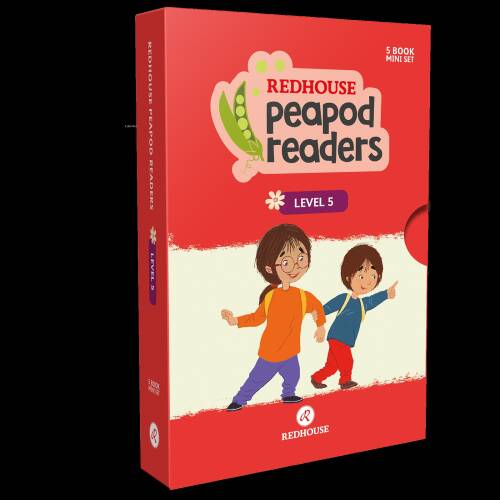 Redhouse Peapod Readers İngilizce Hikâye Seti 5 (Kutulu Ürün) - 1