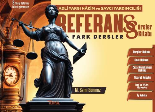 Referans Adli Hâkimlik Fark Dersler Süreler Kitabı - 1