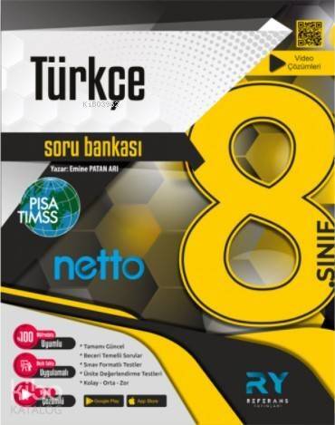 Referans Netto LGS 8.Sınıf Türkçe Soru Bankası Video Çözümlü 2021 - 1