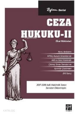 Reform Serisi Ceza Hukuku –II (Özel Hükümler) - 1