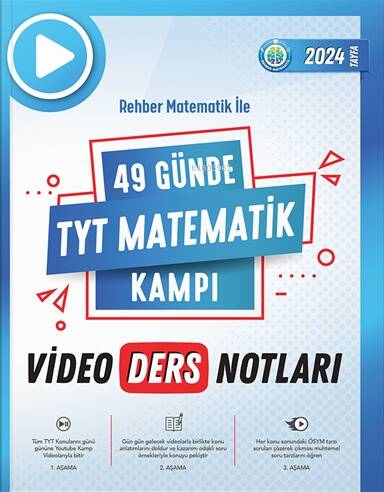 Rehber Matematik 2024 TYT 49 Günde Matematik Kampı Video Ders Notları - 1