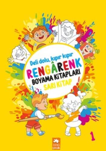 Rengarenk Boyama Kitapları - Sarı Kitap - 1