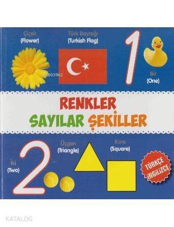 Renkler - Sayılar - Şekiller (Türkçe - İngilizce) - 1