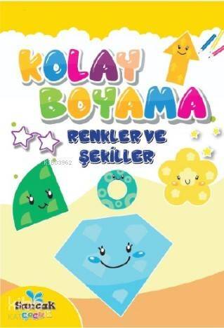 Renkler ve Şekiller; Kolay Boyama - 1