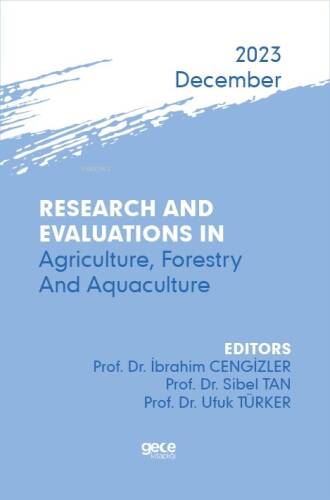 Research And Evaluations In Agriculture, Forestry And Aquaculture - 2023 December - 1