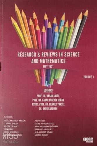 Research and Reviews in Science and Mathematics Volume 1 - 1