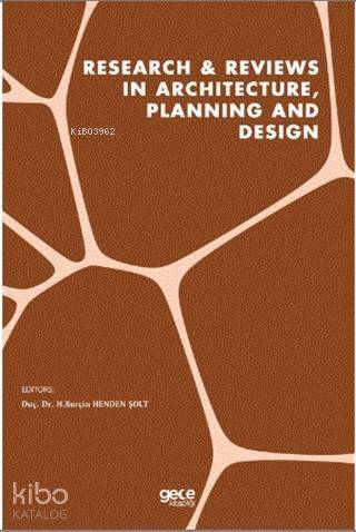 Research - Reviews in Architecture, Planning and Design - 1