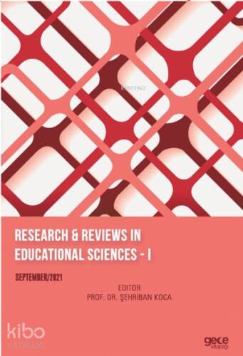 Research & Reviews In Educational Sciences -I September 2021 - 1