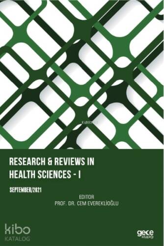 Research & Reviews in Health Sciences ;– I September 2021 - 1