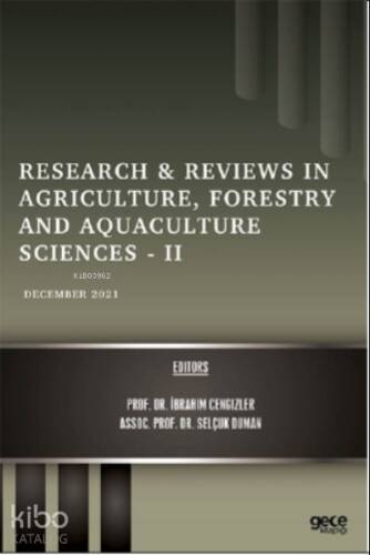 Research & Reviews;Agriculture, Forestry and Aquaculture Sciences - II - 1