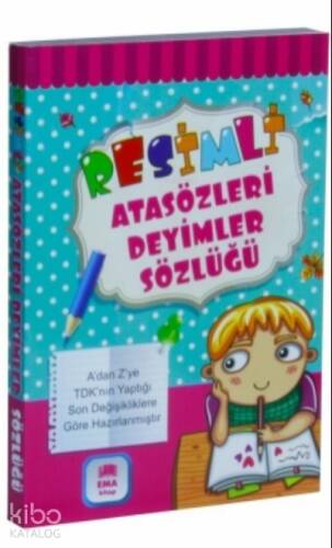 Resimli Atasözleri Deyimler Sözlüğü Renkli TDK Uyumlu - 1