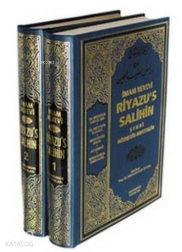 Riyazu's Salihin Şerhi Nüzhetül-Muttakin; (2 Cilt Takım, Büyük Boy, Şamua) - 1