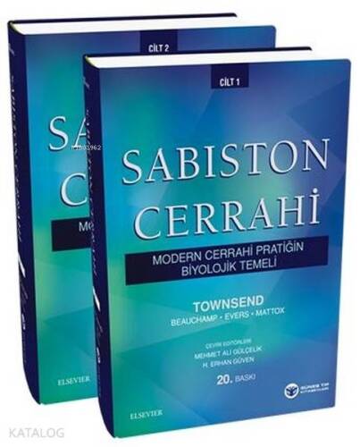 Sabiston Cerrahi - Modern Cerrahi Pratiğin Biyolojik Temeli 2 Cilt Takım - 1