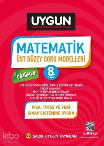 Sadık Uygun Yayınları 8. Sınıf LGS Matematik Üst Düzey Soru Modelleri Sadık Uygun - 1